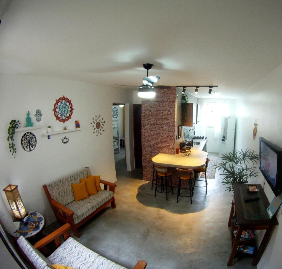 Apartamento Dona Frida Prainha Com Wifi Pe Na Areia Caraguatatuba Εξωτερικό φωτογραφία